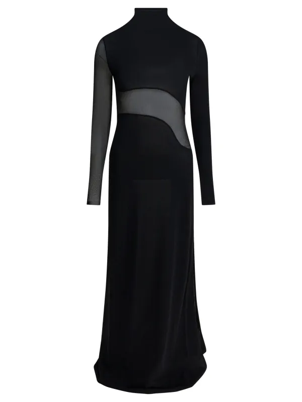 Long cut-out bodycon dress made by Alaia