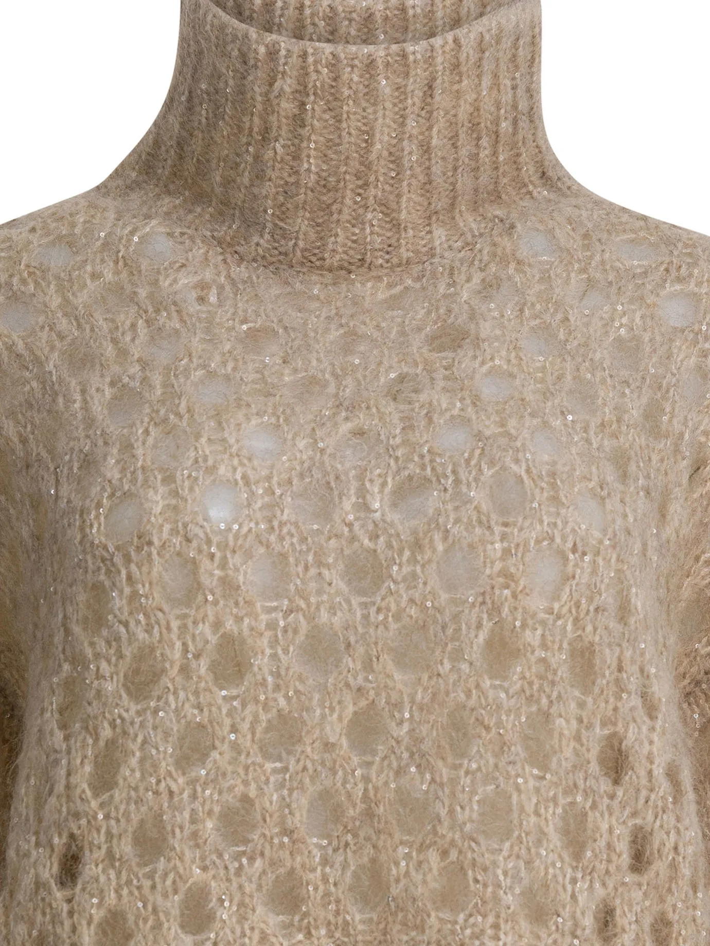 "Dazzling Net" Turtleneck sweater sold by Lord & Taylor product image thumbnail 3