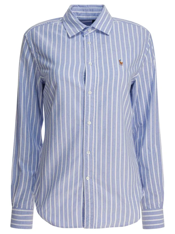 Oxford" striped shirt sold by Lord & Taylor