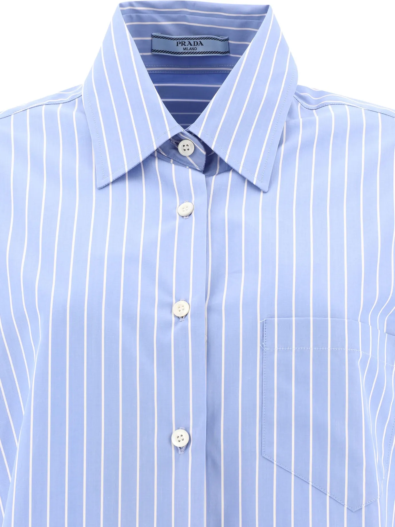 Striped poplin shirt sold by Lord & Taylor product image thumbnail 3