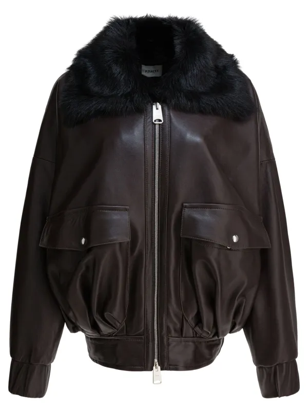 "Daemon" Leather jacket sold by Lord & Taylor