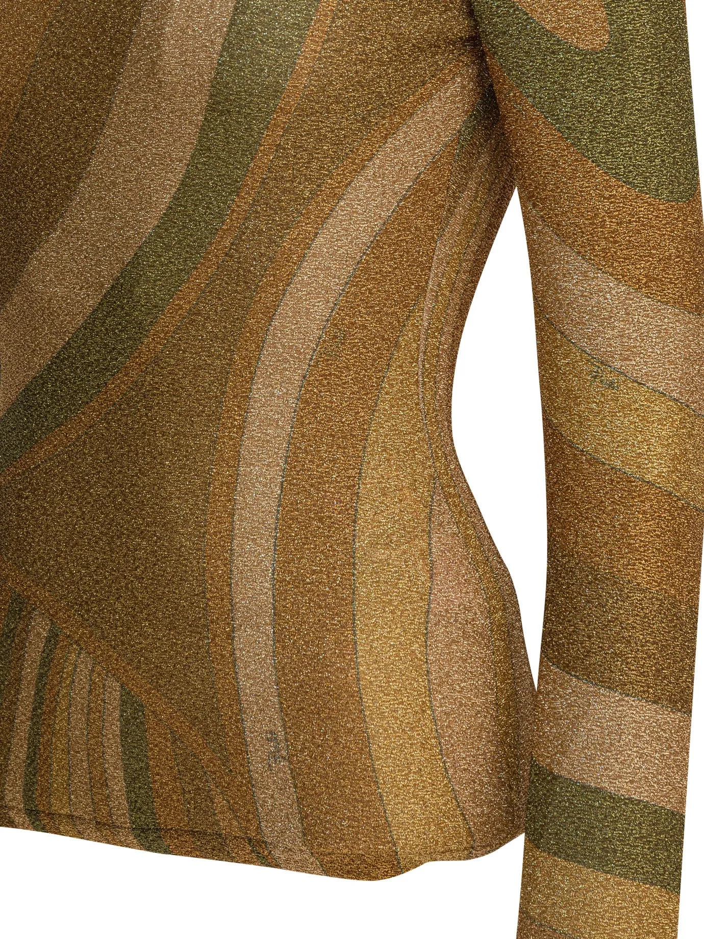 Mock neck T-shirt with Iride print sold by Lord & Taylor product image thumbnail 4