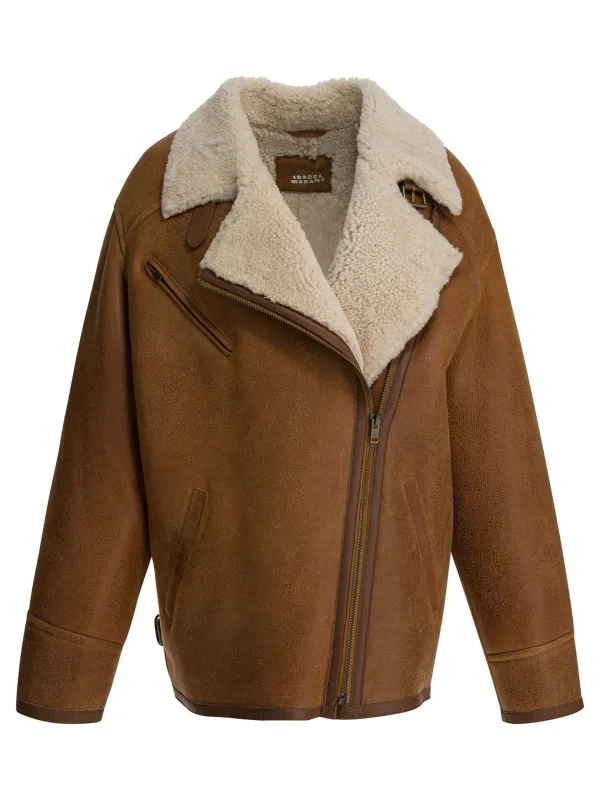 "Adelina" Shearling jacket sold by Lord & Taylor