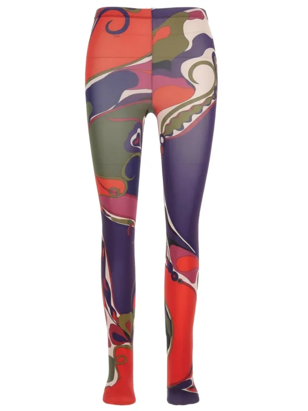 Printed jersey tights made by Lord & Taylor