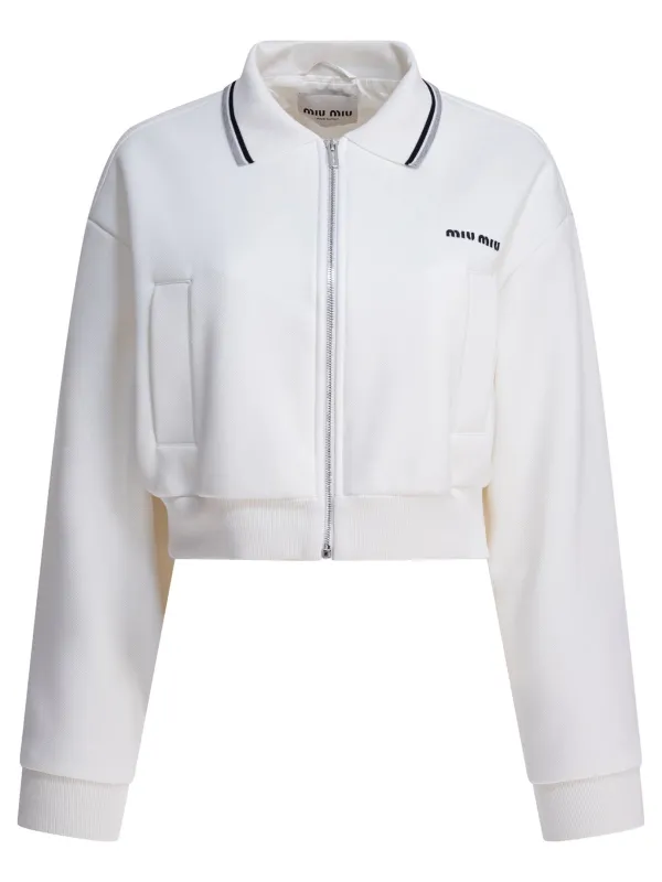 Lightweight cotton jacket with logo sold by Lord & Taylor