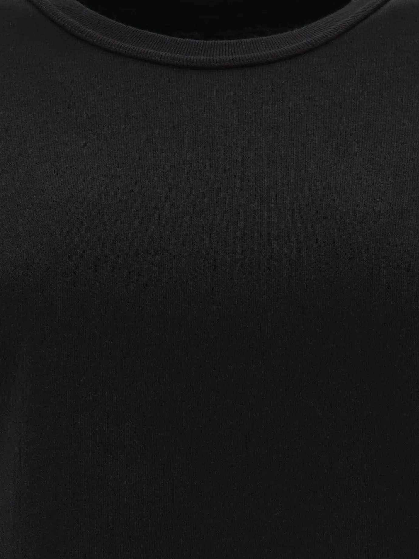 ESSENTIAL JSY SS TEE W/ PUFF LOGO & BOUND NECK sold by Lord & Taylor product image thumbnail 3