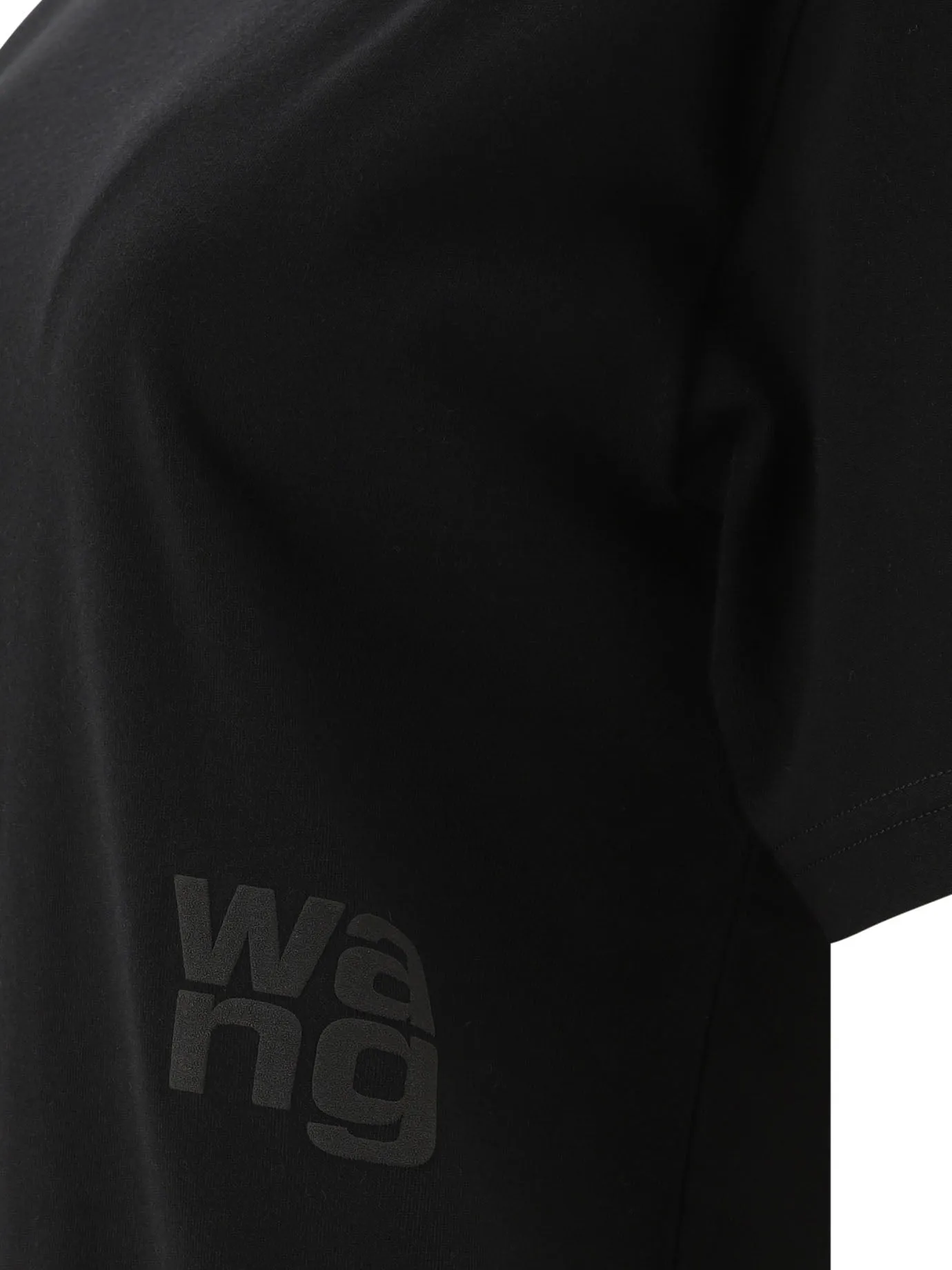 ESSENTIAL JSY SS TEE W/ PUFF LOGO & BOUND NECK sold by Lord & Taylor product image thumbnail 4