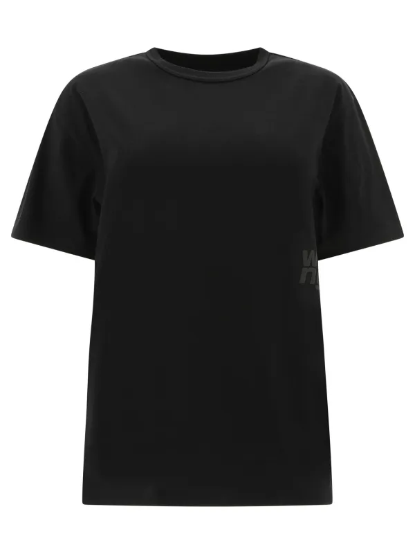 ESSENTIAL JSY SS TEE W/ PUFF LOGO & BOUND NECK sold by Lord & Taylor