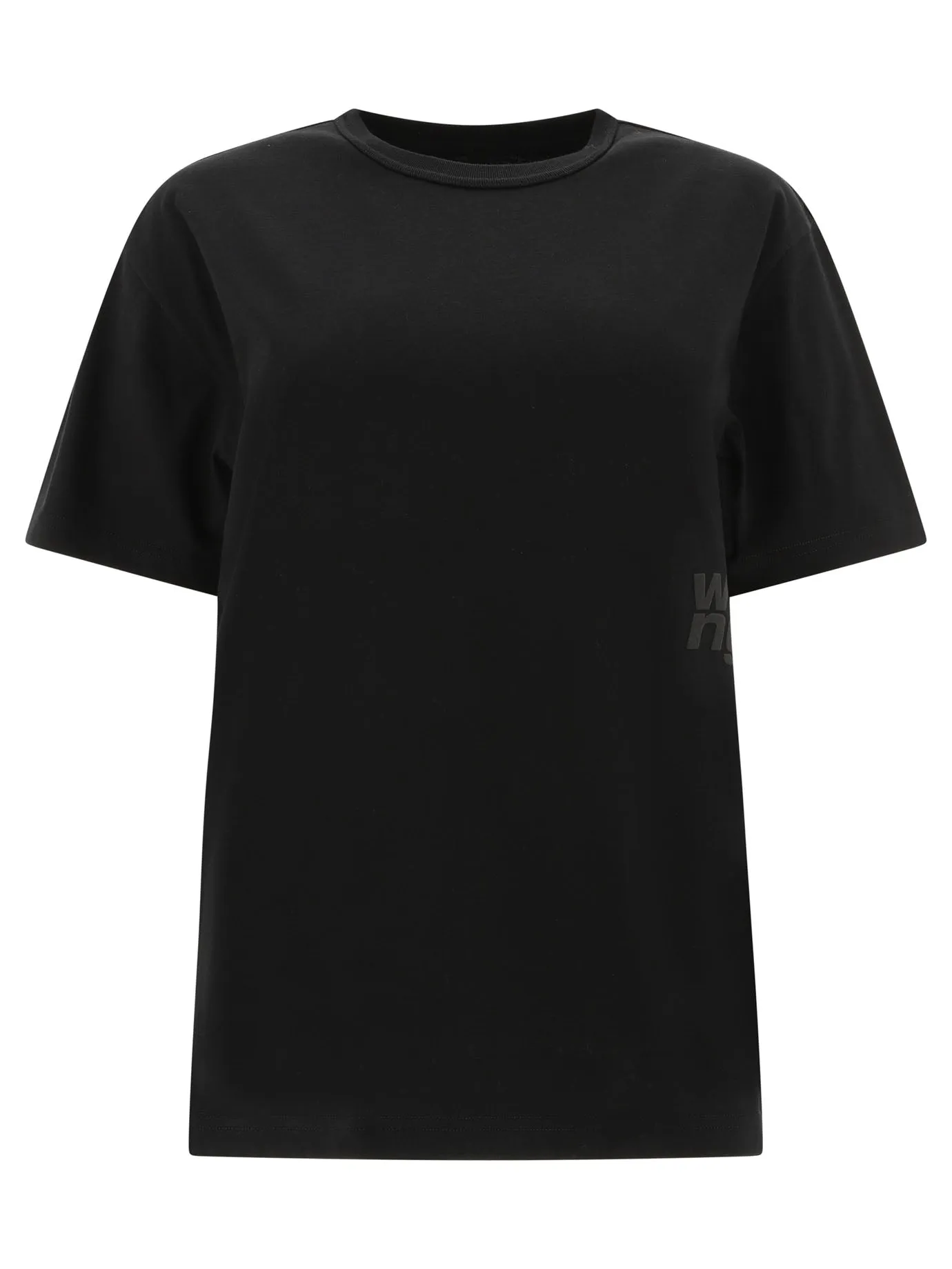 ESSENTIAL JSY SS TEE W/ PUFF LOGO & BOUND NECK sold by Lord & Taylor