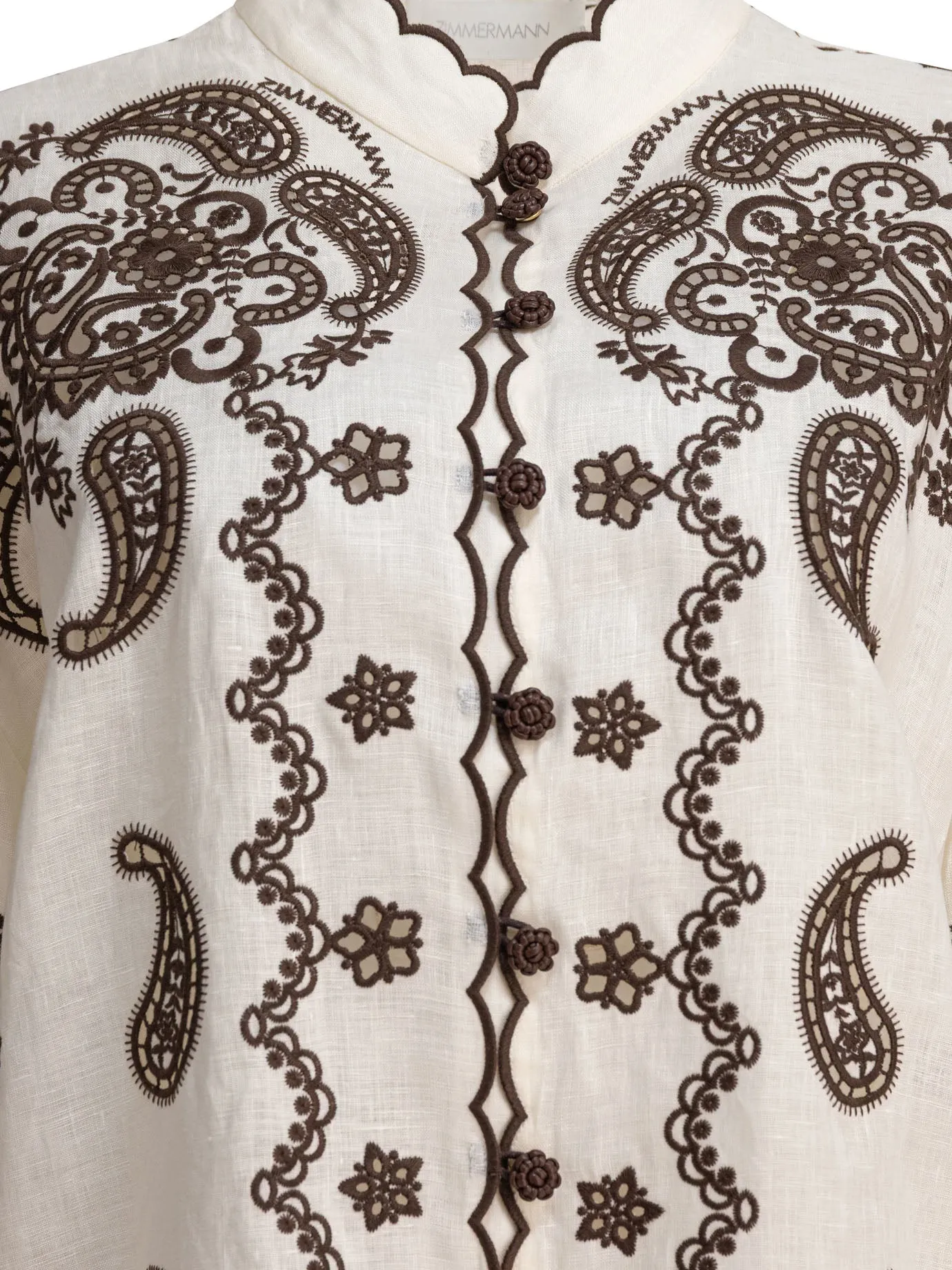 "Ascension" linen shirt sold by Lord & Taylor product image thumbnail 3