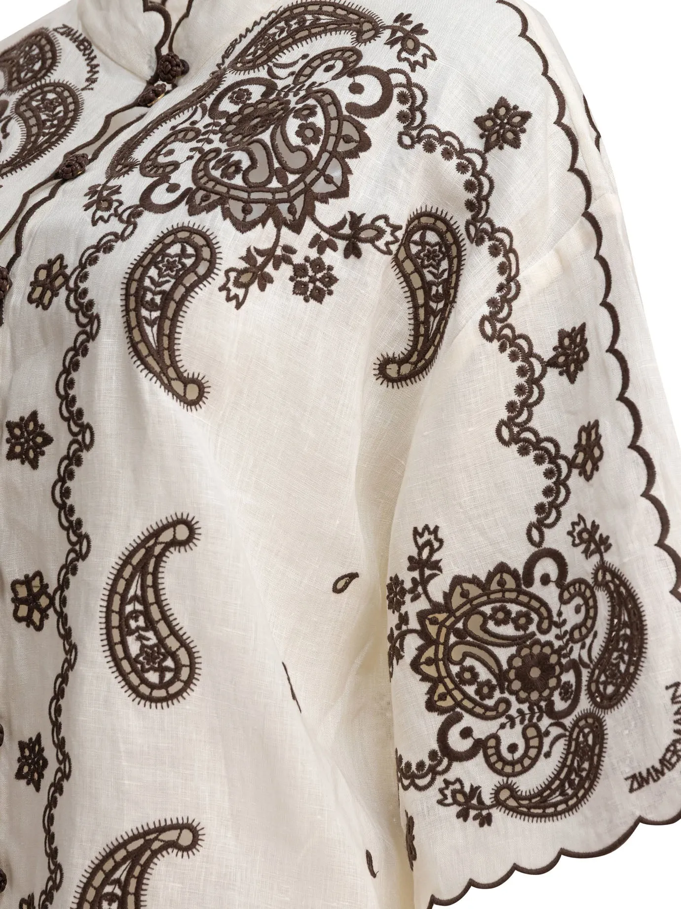 "Ascension" linen shirt sold by Lord & Taylor product image thumbnail 4