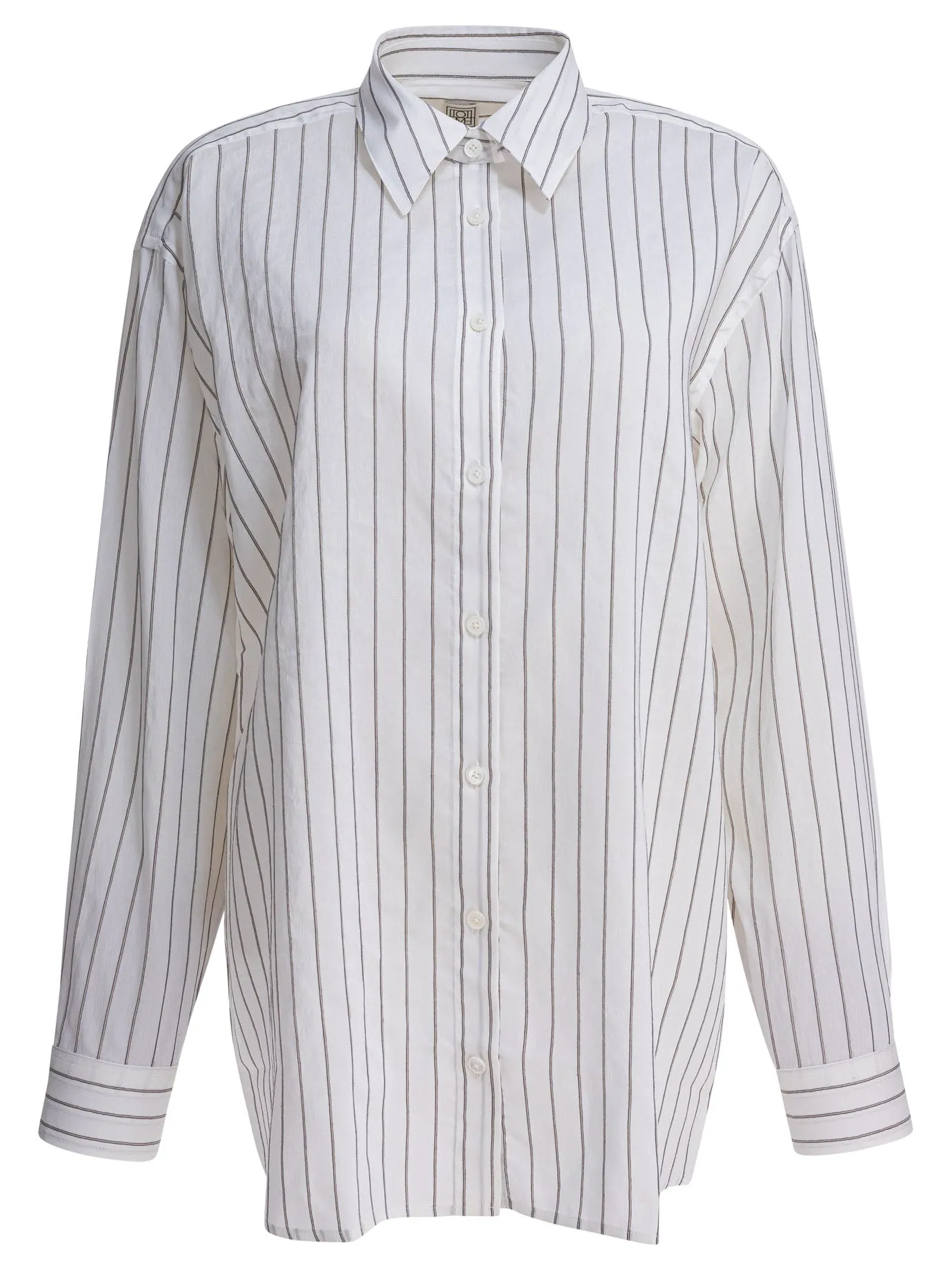 Silk blend striped shirt sold by Lord & Taylor