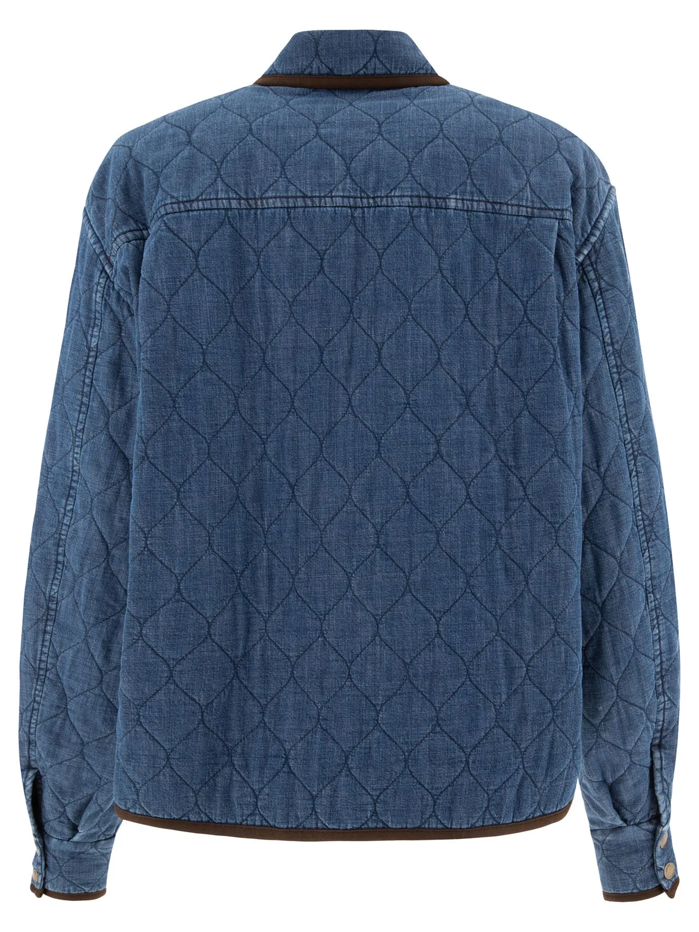 Denim overshirt sold by Lord & Taylor product image thumbnail 2