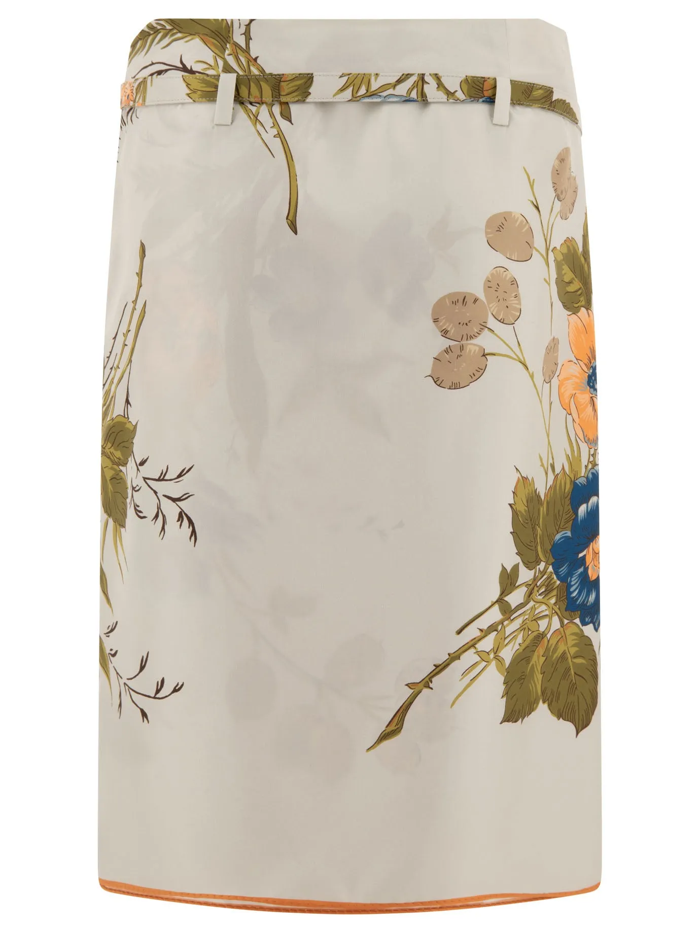 Printed silk twill skirt sold by Lord & Taylor product image thumbnail 2
