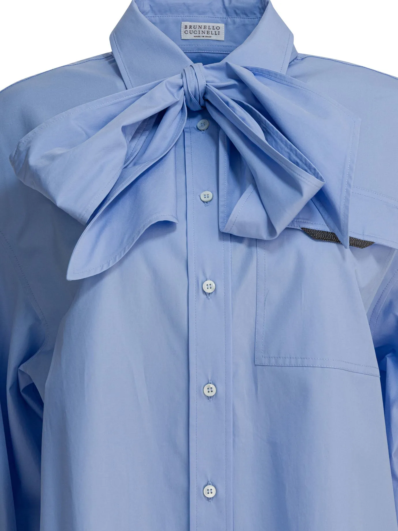 Collar shirt with bow sold by Lord & Taylor product image thumbnail 3