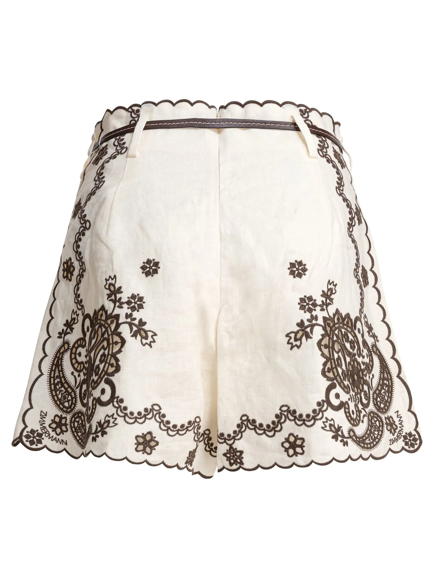 "Ascension" linen shorts sold by Lord & Taylor product image thumbnail 2