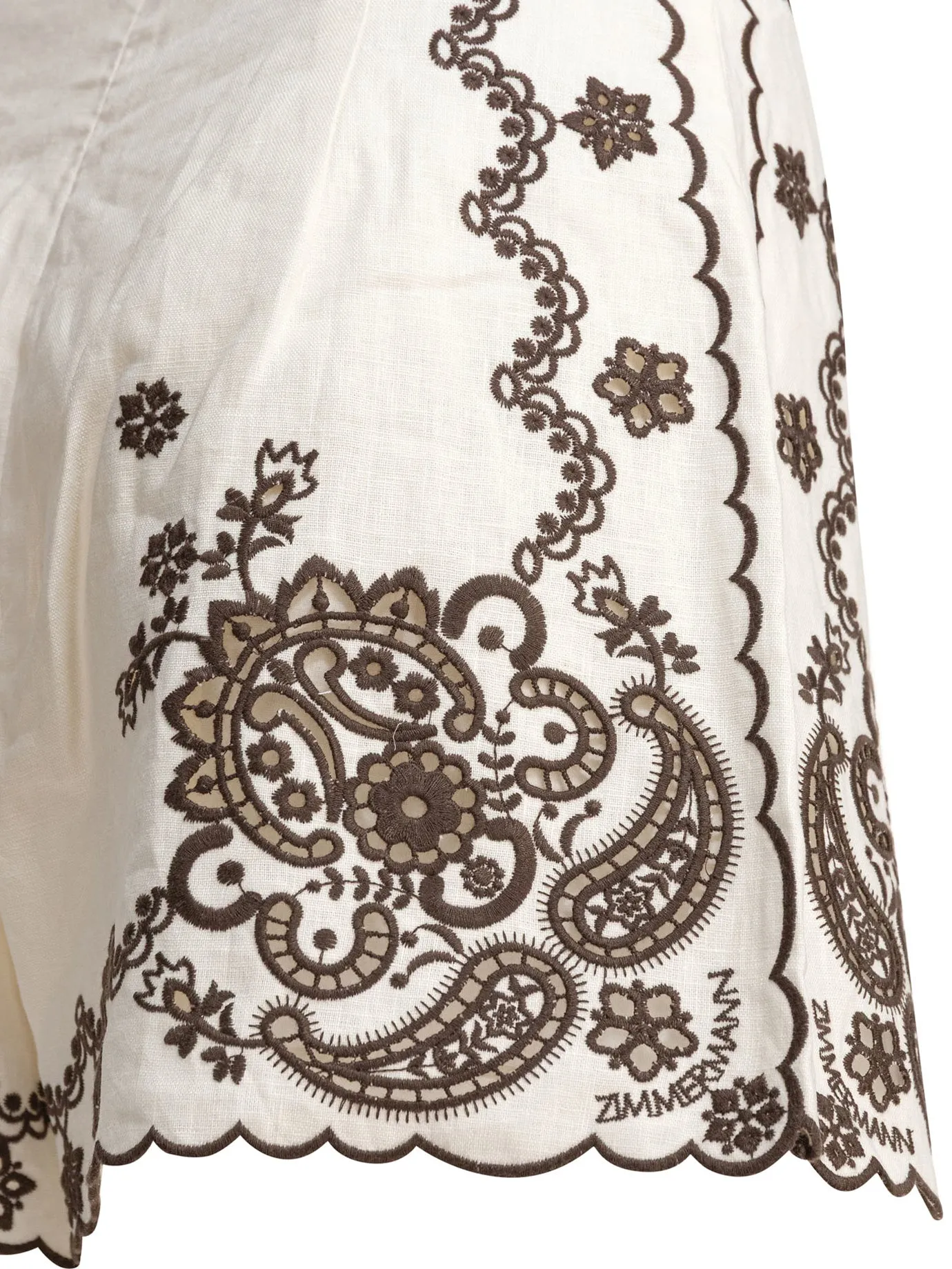 "Ascension" linen shorts sold by Lord & Taylor product image thumbnail 4