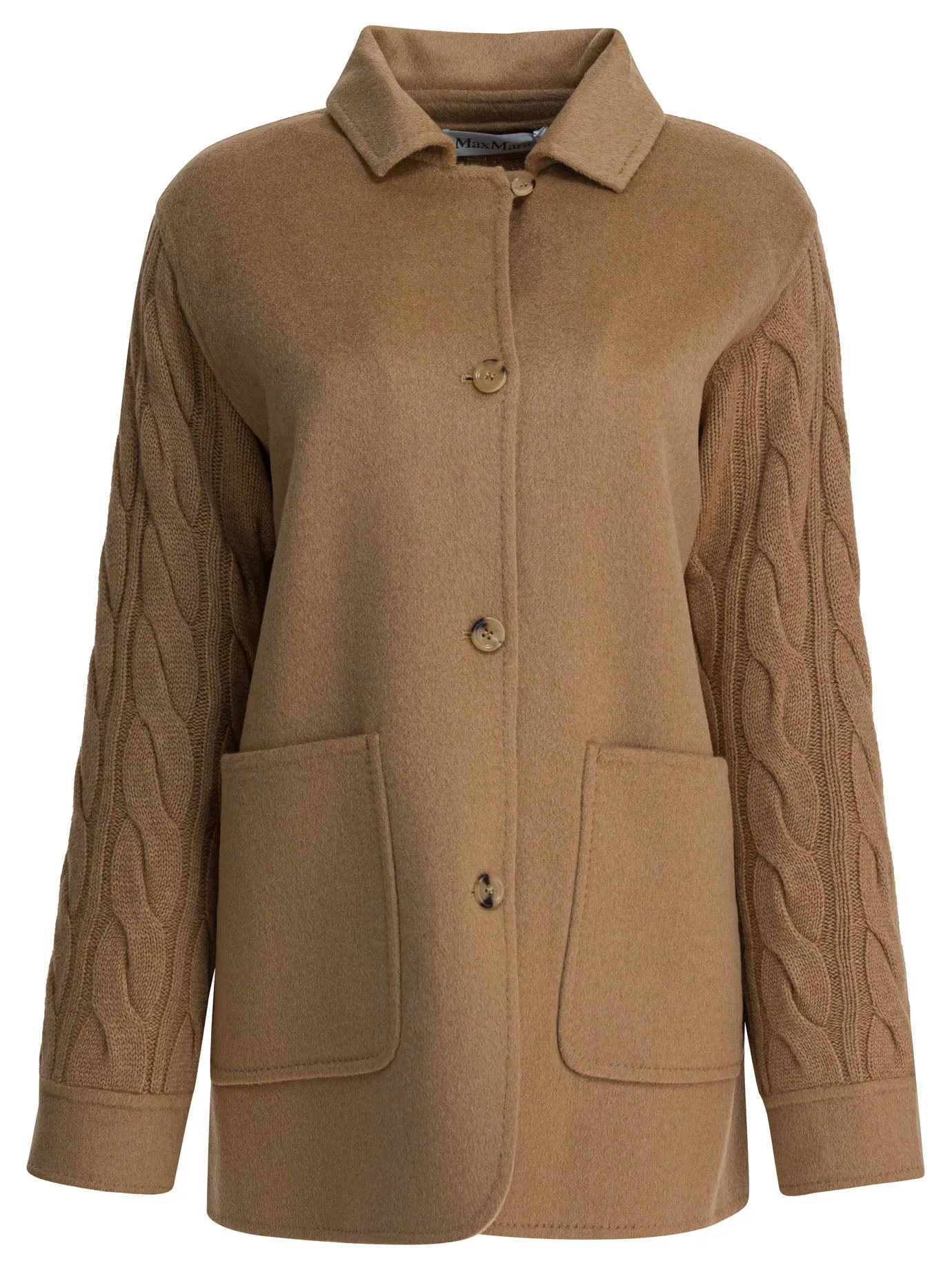 Coat in camel sold by Lord & Taylor