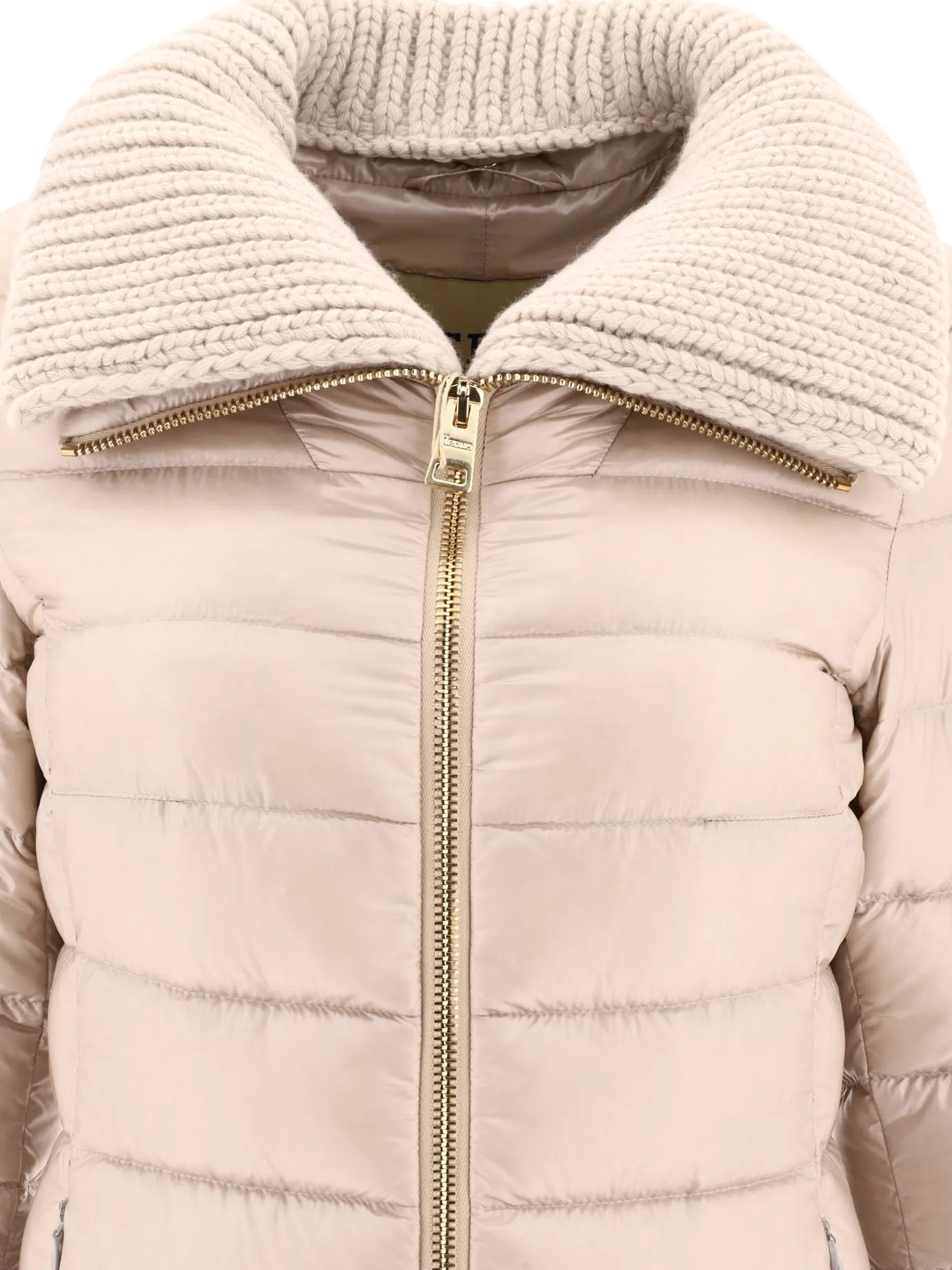 Long down jacket with wool collar sold by Lord & Taylor product image thumbnail 3