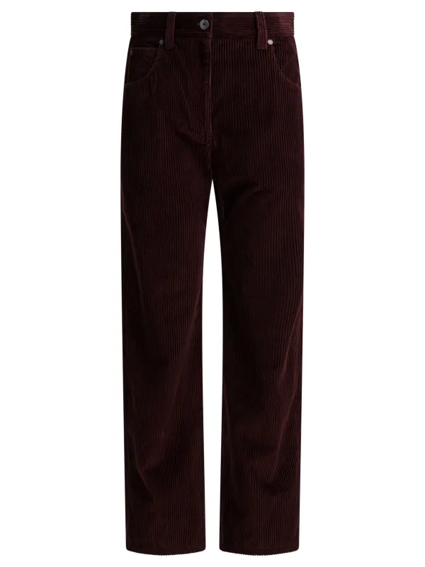 Five-pocket corduroy pants made by Brunello Cucinelli