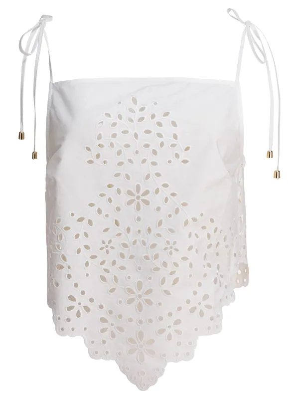 Cotton embroidered top sold by Lord & Taylor