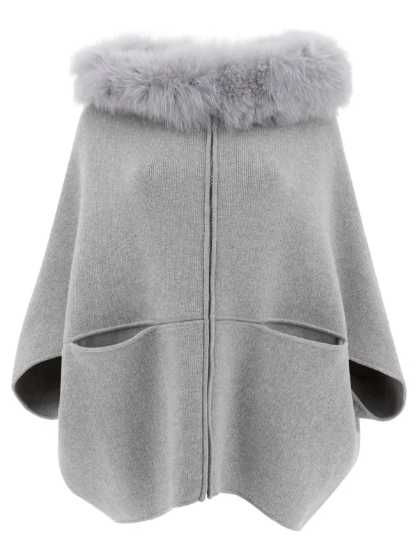 Wool and cashmere poncho sold by Lord & Taylor