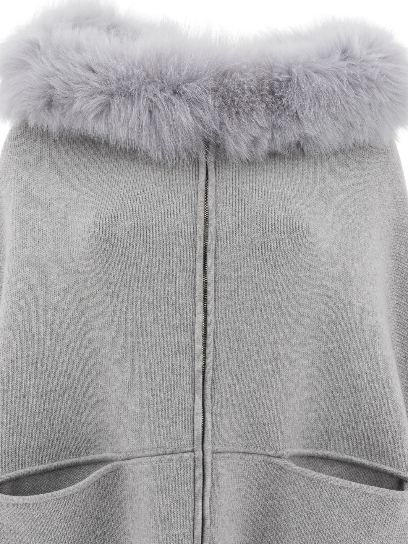Wool and cashmere poncho sold by Lord & Taylor product image thumbnail 3