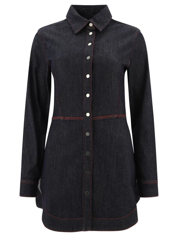 Denim shirt dress made by Alaia