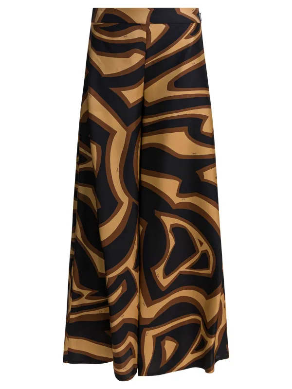 Labirinto print silk wide pants sold by Lord & Taylor