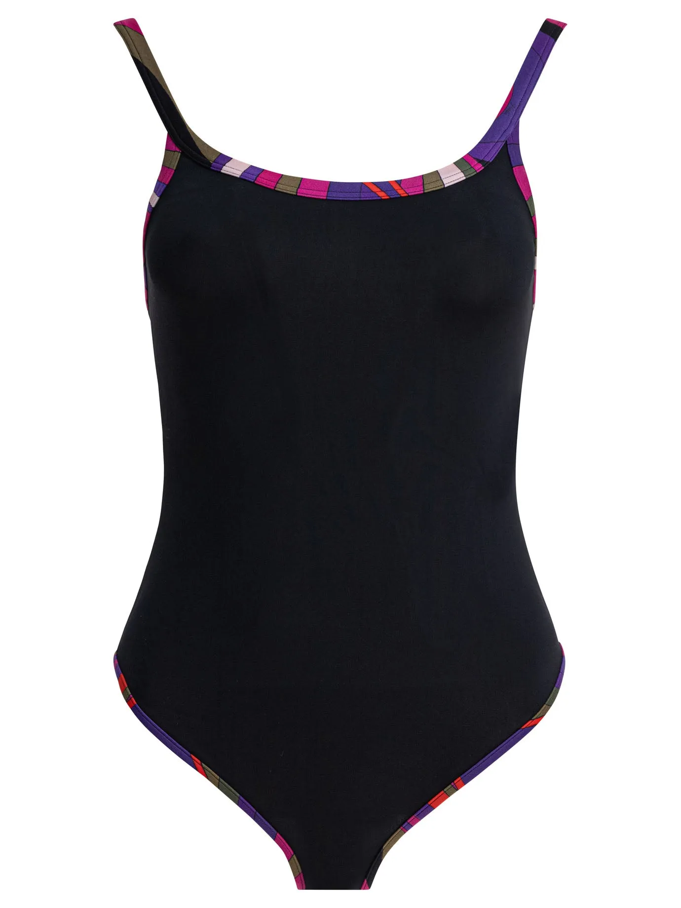 One-piece swimsuit with printed edges sold by Lord & Taylor