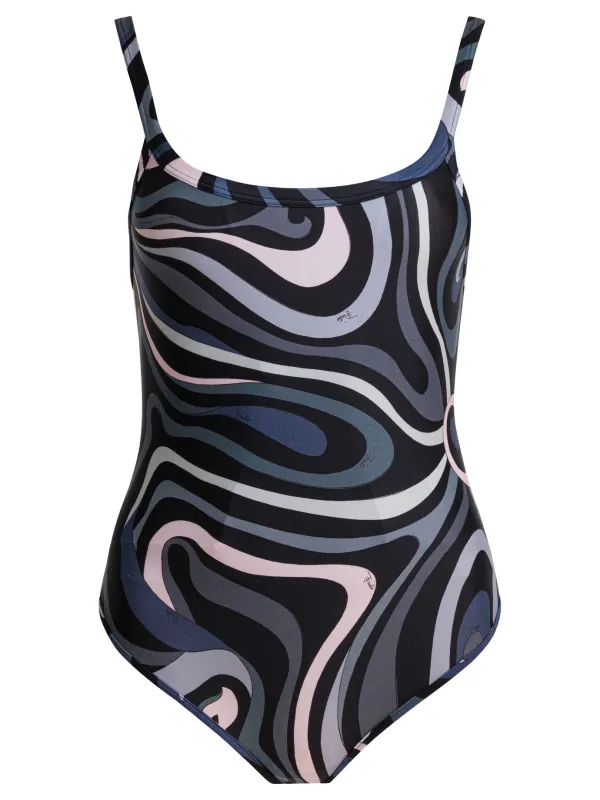 One-piece swimsuit with print made by Lord & Taylor