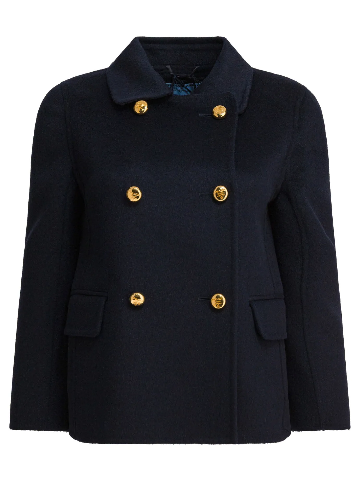 Double-breasted wool jacket sold by Lord & Taylor