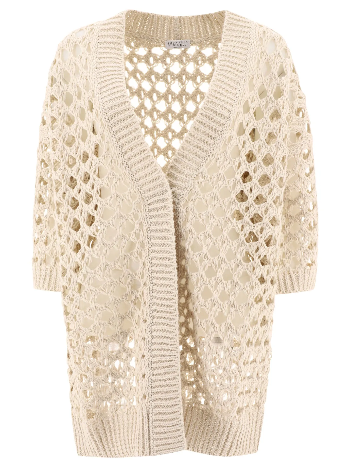 Juta and cotton mesh cardigan sold by Lord & Taylor