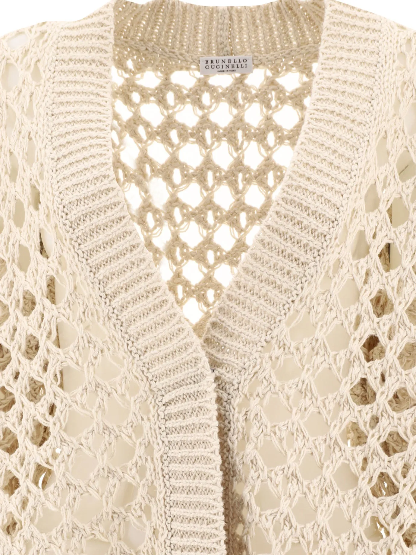 Juta and cotton mesh cardigan sold by Lord & Taylor product image thumbnail 3