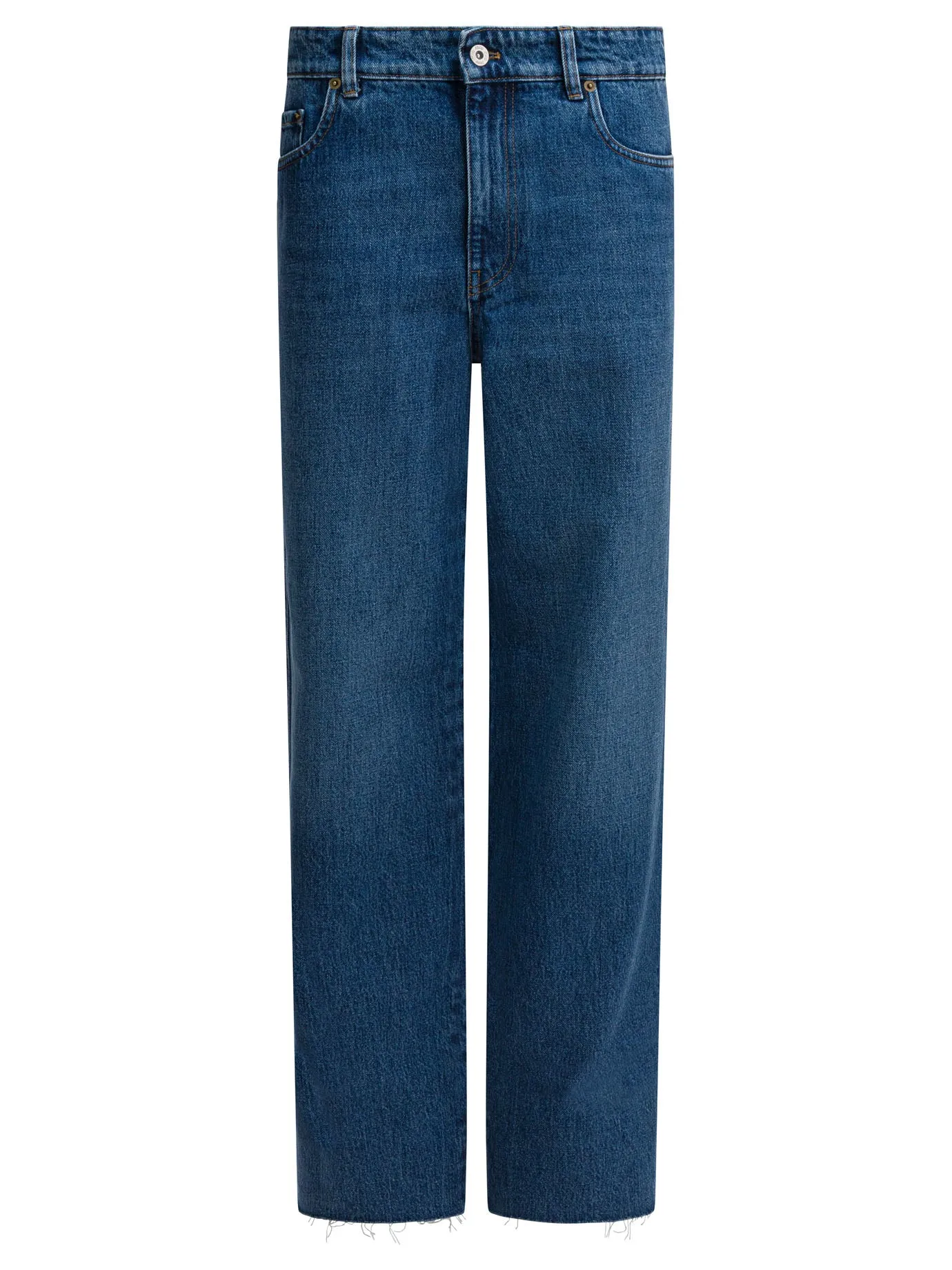 Five-pocket wide-leg jeans sold by Lord & Taylor