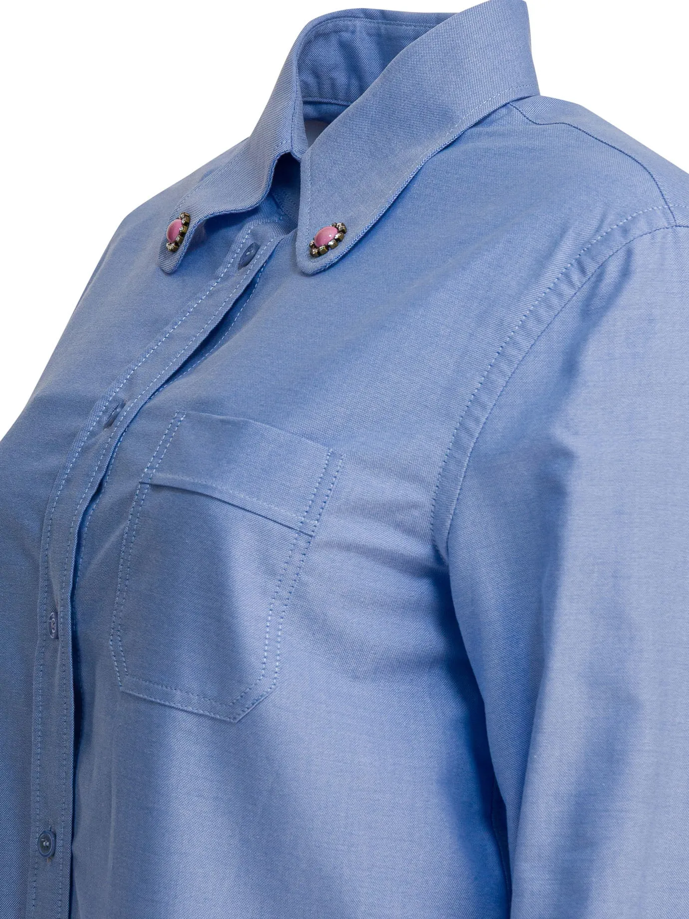 Shirt with embellished collar sold by Lord & Taylor product image thumbnail 4