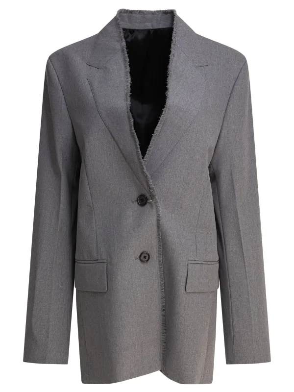 "Raw Lapel" Blazer sold by Lord & Taylor