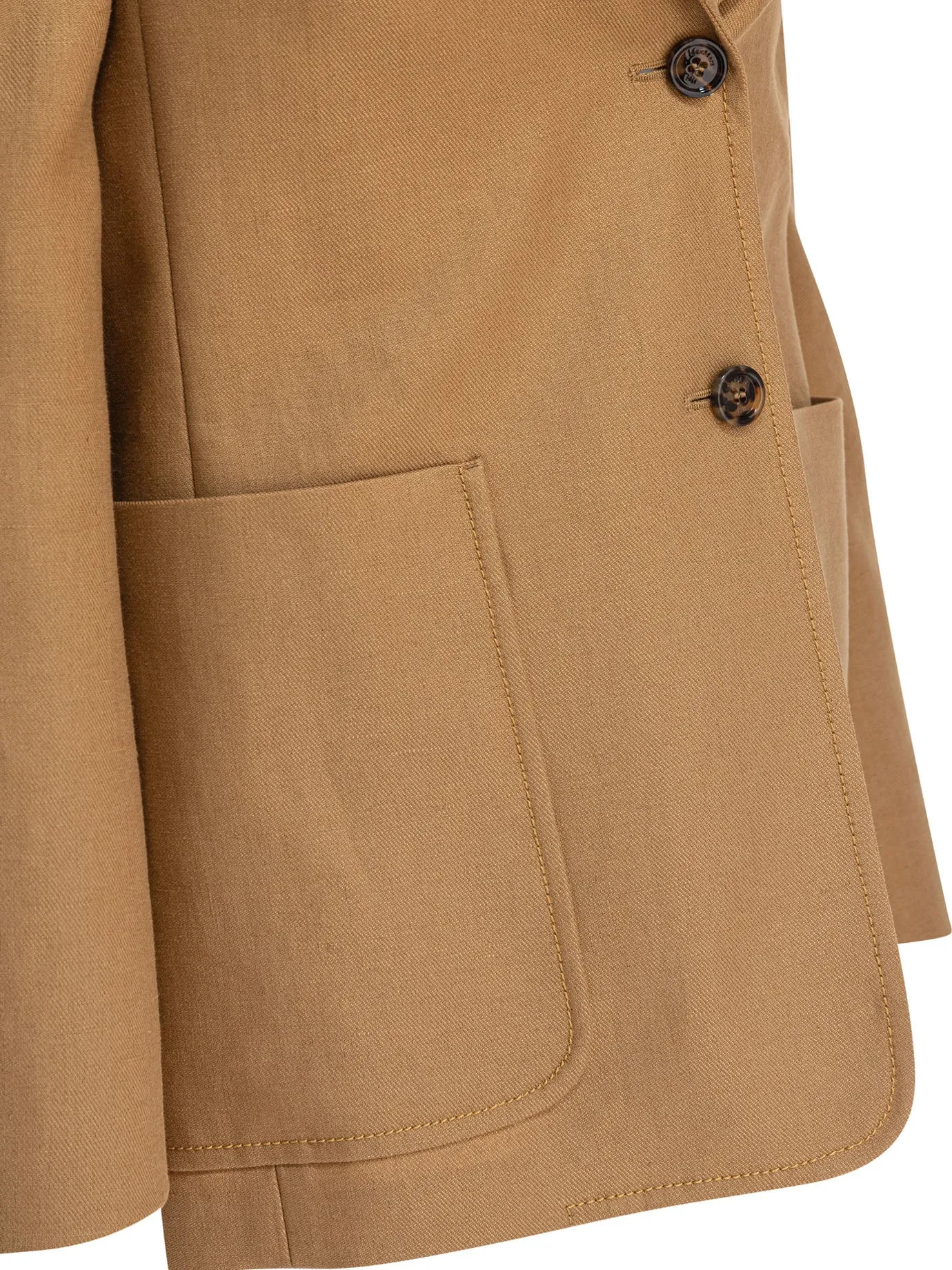 Single-breasted linen blazer sold by Lord & Taylor product image thumbnail 4