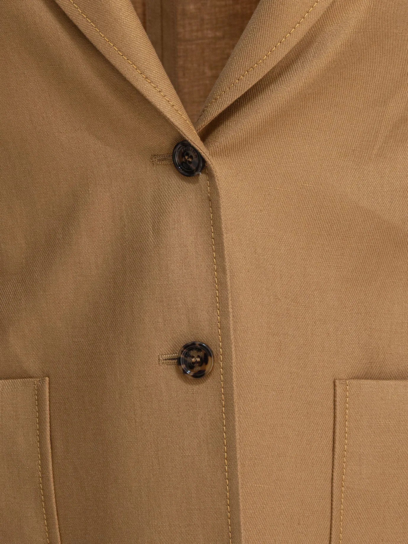 Single-breasted linen blazer sold by Lord & Taylor product image thumbnail 3