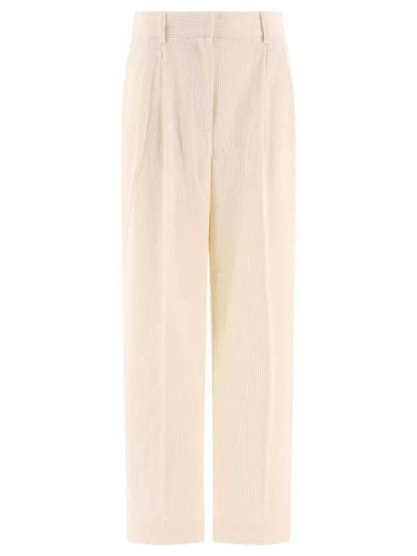 Ribbed trousers made by Toteme