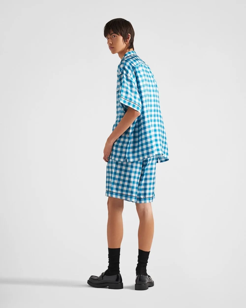 TWILL VICHY PANTALONE sold by Lord & Taylor product image thumbnail 3