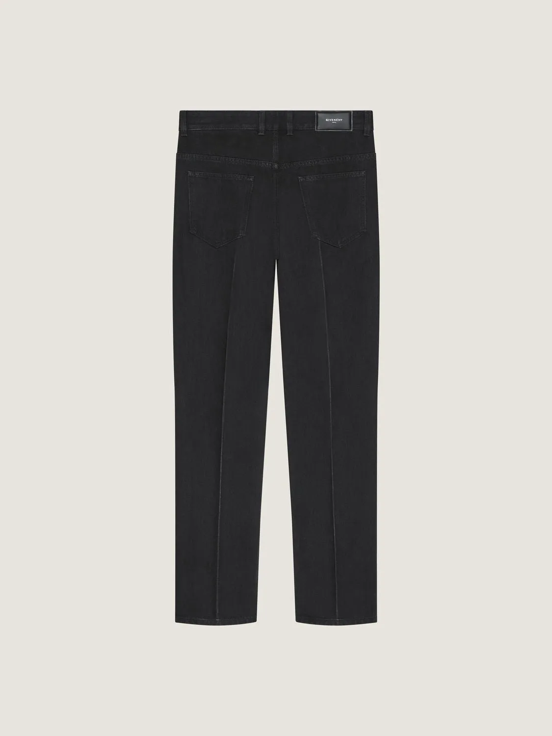 STRAIGHT FIT DENIM PANTS sold by Lord & Taylor product image thumbnail 4
