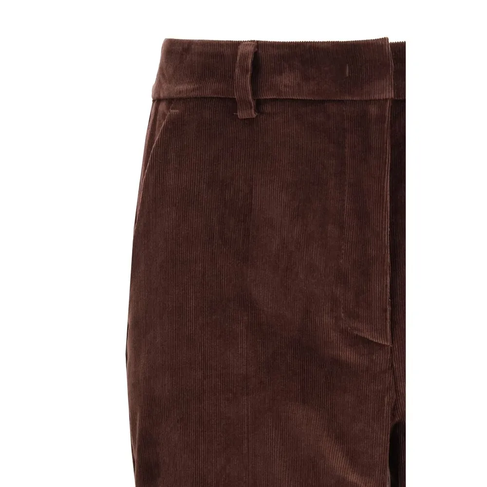 Bordeaux Cotton Cropped Pants sold by Lord & Taylor product image thumbnail 3