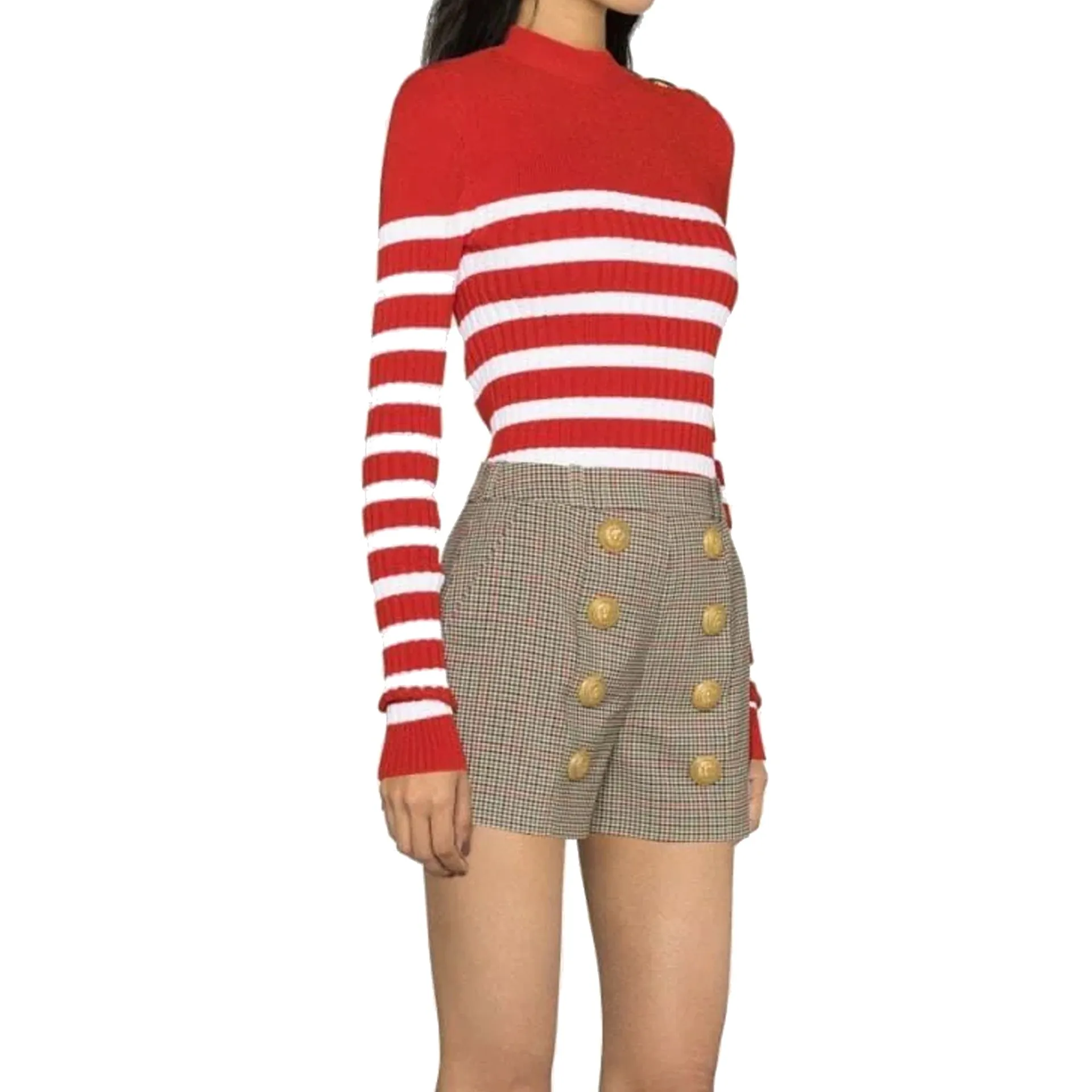 Balmain Houndstooth Shorts sold by Lord & Taylor product image thumbnail 2