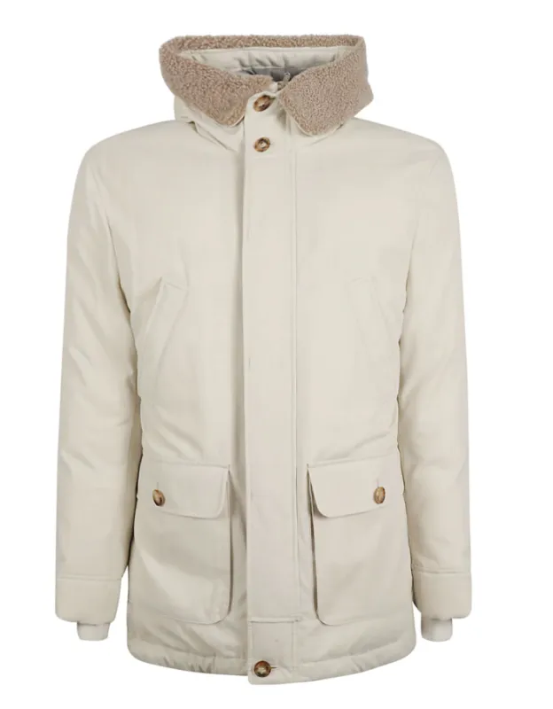 Fur Application Front Pocket Jacket sold by Lord & Taylor