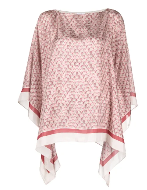 Starburst Silk Poncho Top sold by Lord & Taylor