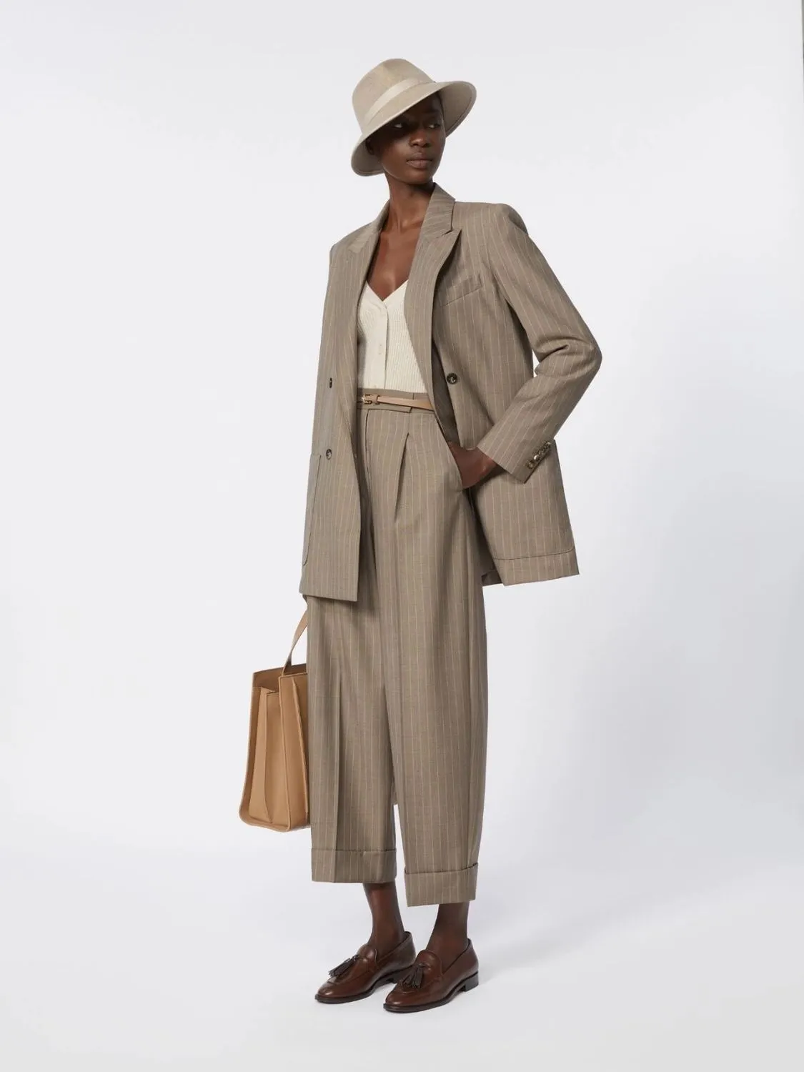 MXMMANETTA TROUSER HAZELNUT sold by Lord & Taylor product image thumbnail 2