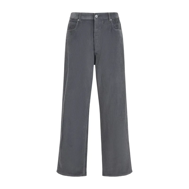 GREY CORDUROY PANT made by Bottega Veneta
