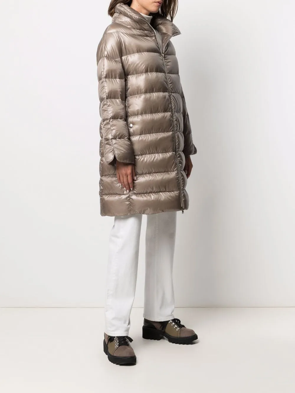 CAPPUCCINO NYLON MATILDE DOWN JACKET sold by Lord & Taylor product image thumbnail 4
