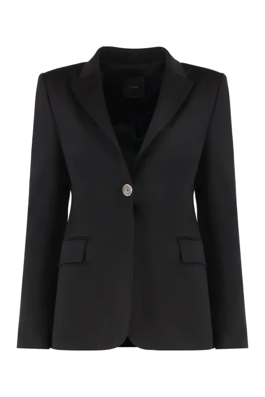 NEW SIGNUM SINGLE-BREASTED ONE BUTTON JACKET sold by Lord & Taylor